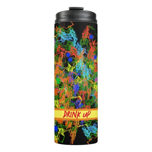 Bouteilles Isothermes Cool Peinture Splotch Fun Art Style Design (Devant)