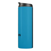 Bouteilles Isothermes Cool Personnalisé Bleu Et Noir Course Auto Strips  (Tourné sur la droite)