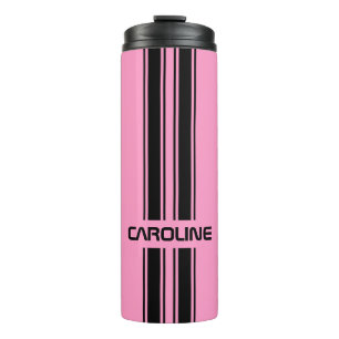 Bouteilles Isothermes Cool personnalisé mignon rose noir course automobi