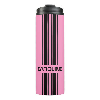 Bouteilles Isothermes Cool personnalisé mignon rose noir course automobi