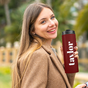 Bouteilles Isothermes Cool Rouge moderne minimaliste tendance personnali