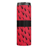 Bouteilles Isothermes Cool saxophone Musique rouge (Dos)