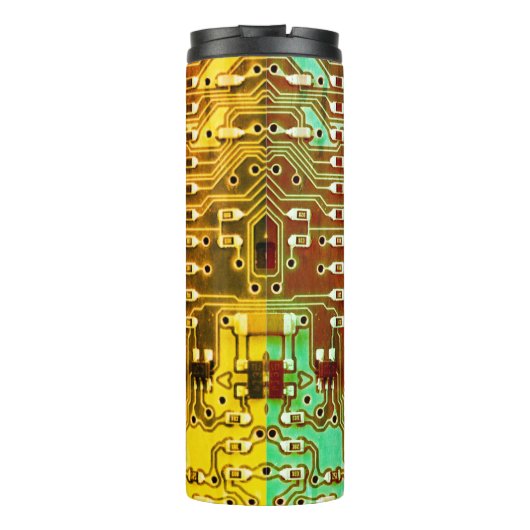 Bouteilles Isothermes Cool Turquoise Jaune Unique Retro Steampunk Monogr (Dos)