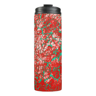 Bouteilles Isothermes Cool unique rose rouge vert rouge Motif Abstrait