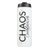 Bouteilles Isothermes Coordinateur du Chaos Typographie moderne (Devant)