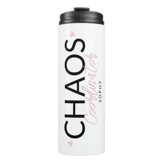 Bouteilles Isothermes Coordonnateur du chaos personnalisé (Devant)