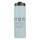 Bouteilles Isothermes Coordonnées de Toronto (Devant)