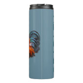 Bouteilles Isothermes Coq sur Blue Farmers Nom Modèle (Dos)