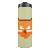 Bouteilles Isothermes Coque-coque iphone Mate, face de renard pixé (Devant)