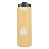 Bouteilles Isothermes Coques sur sable brun motif (Devant)