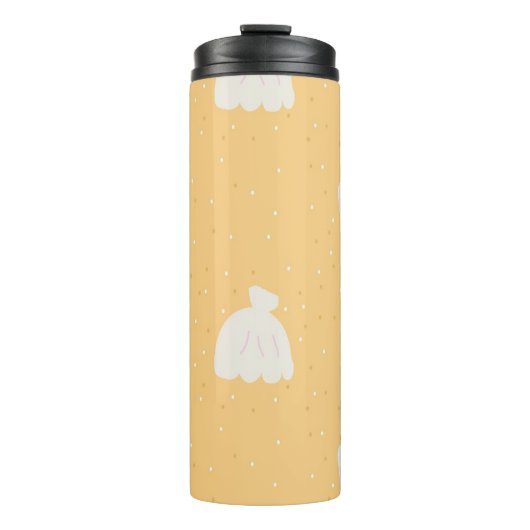 Bouteilles Isothermes Coques sur sable brun motif (Devant)