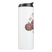 Bouteilles Isothermes Coquette Citrouille rose Chat classique T-shirt (Tourné sur la gauche)