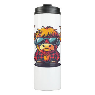 Bouteilles Isothermes Coquette Highland Cow Bubblegum Tshirt Design, Hol