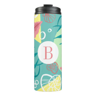 Bouteilles Isothermes Coquillages marins à la mode Monogramme