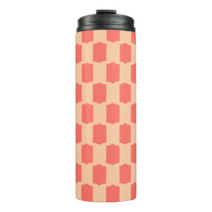 Bouteilles Isothermes Coquille Grille Chaud Corail Abricot