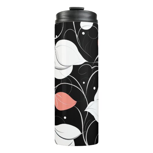 Bouteilles Isothermes Corail et fleurs (Devant)