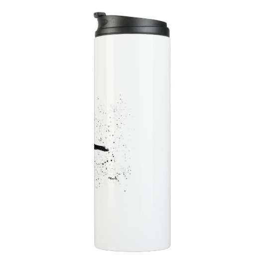 Bouteilles Isothermes Corbeau (Tourné sur la droite)