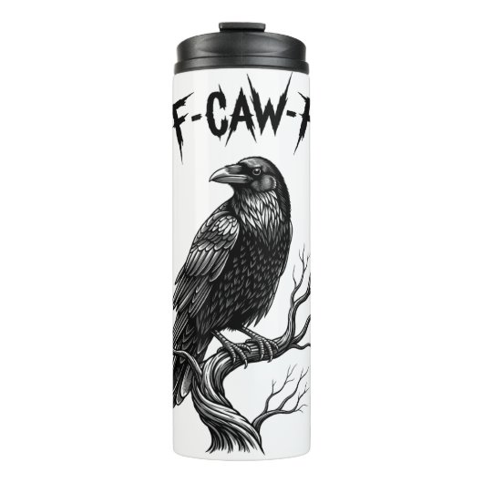 Bouteilles Isothermes Corbeau - F-Caw-F (Devant)