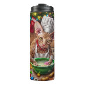 Bouteilles Isothermes Cornish Rex Gîtes : Noël festif (Devant)