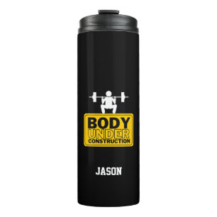 Bouteilles Isothermes Corps en construction Nom personnalisé