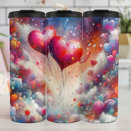 Bouteilles Isothermes Cosmic Heart Balloon Galaxy