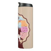 Bouteilles Isothermes Costume d'Halloween rétro Éffrayant Haunted House (Tourné sur la droite)