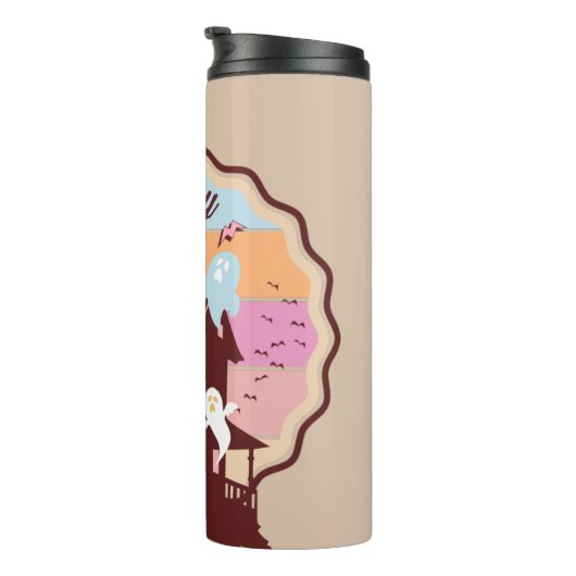 Bouteilles Isothermes Costume d'Halloween rétro Éffrayant Haunted House (Tourné sur la droite)