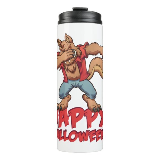 Bouteilles Isothermes Costume Halloween Dabbing Werwolf Halloween (Devant)