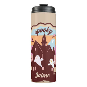 Bouteilles Isothermes Costume Halloween Rétro Fantôme de Maison Hantée