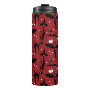 Bouteilles Isothermes Costumes de fête MCM Halloween Chats Rouges Minima
