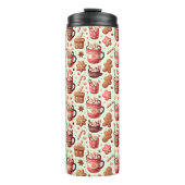 Bouteilles Isothermes Cosy Christmas Cocoa and Gingerpain Motif (Devant)