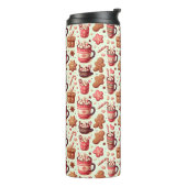 Bouteilles Isothermes Cosy Christmas Cocoa and Gingerpain Motif (Tourné sur la gauche)