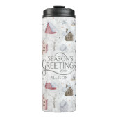 Bouteilles Isothermes Cosy Home Christmas Pink ID985 (Devant)