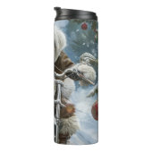 Bouteilles Isothermes Coton De Tulear Chien équitation Moto Noël (Tourné sur la droite)