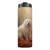 Bouteilles Isothermes Coton De Tulear en automne Leaves automne Inspire (Devant)