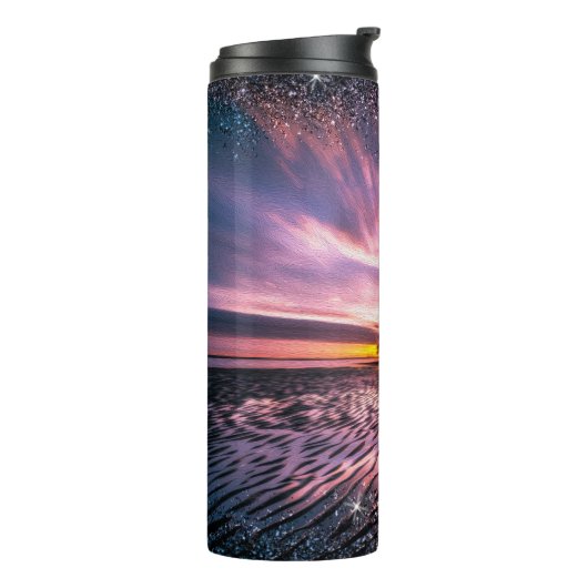 Bouteilles Isothermes Coucher de soleil (Tourné sur la gauche)