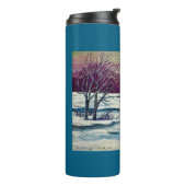 Bouteilles Isothermes Coucher de soleil en hiver (Tourné sur la gauche)