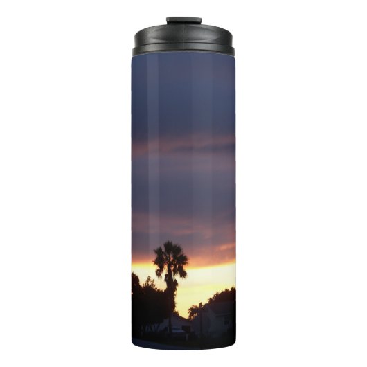 Bouteilles Isothermes coucher de soleil orageux (Devant)
