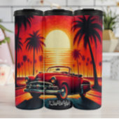 Bouteilles Isothermes Coucher de soleil rétros avec convertible classiqu