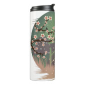 Bouteilles Isothermes Coucher du soleil sur la fleur (Tourné sur la gauche)