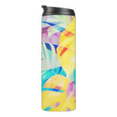 Bouteilles Isothermes Couleur Abstraite florale moderne Pastel (Tourné sur la droite)