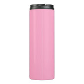 Bouteilles Isothermes Couleur carnation rose solide | Classique | Élégan (Dos)