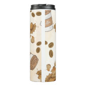 Bouteilles Isothermes Couleur crème thermale Tumbler (Dos)