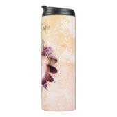 Bouteilles Isothermes Couleur d'aquarelle de la photo en forme de fleurs (Tourné sur la droite)