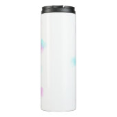 Bouteilles Isothermes Couleur d'aquarelle rouge simple ajouter votre log (Dos)