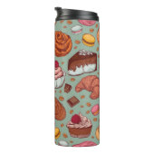 Bouteilles Isothermes Couleur dessinée à la main style boulangerie patte (Tourné sur la droite)