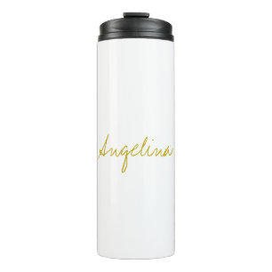 Bouteilles Isothermes Couleur Or Élégant Design tendance Script unique