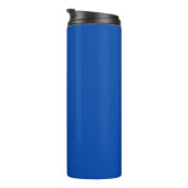 Bouteilles Isothermes Couleur solide bleu Cobalt | Classique | Élégant (Tourné sur la droite)