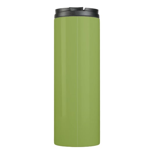 Bouteilles Isothermes Couleur solide verte à citron vert moyen (Dos)