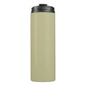 Bouteilles Isothermes Couleur solide verte Sage | Classique | Élégant (Devant)